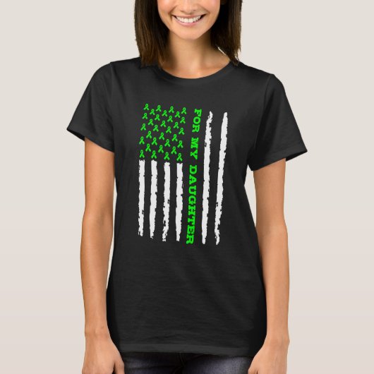私の娘のための非ホジキンリンパ腫 Tシャツ (正面)