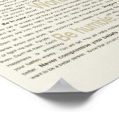 私の娘のための50の人生の教訓 ポスター (角)