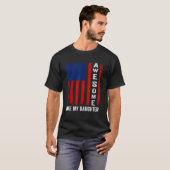 私の娘のように7月素晴らし4日の愛国国旗 Tシャツ (正面フル)