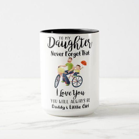 私の娘のコーヒーマグには、決し忘れて好きではない マグカップ (中央)