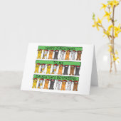 私の娘のボーイフレンドへの楽しいクリスマス カード (黄色い花)