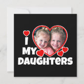 私の娘の写真をハートパーソナライズされたする (正面)