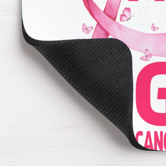 私の娘の戦いは私の乳がんとの戦いである マウスパッド (コーナー)