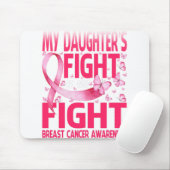 私の娘の戦いは私の乳がんとの戦いである マウスパッド (マウス)
