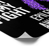 私の娘の戦いは私の戦いてんかん認識度 ポスター (角)