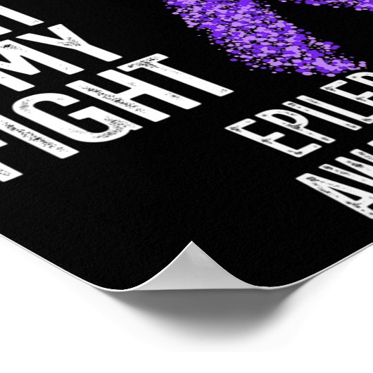 私の娘の戦いは私の戦いてんかん認識度 ポスター (角)