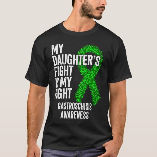 私の娘の戦いは私の戦いガストロシーシス・アワル Tシャツ (正面)