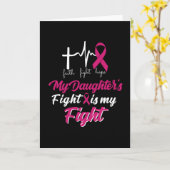 私の娘の戦いは私の戦い癌認識度 カード (黄色い花)