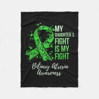 私の娘の戦いは私の胆道閉鎖の戦い フリースブランケット