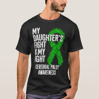 私の娘の戦いは脳性麻痺Awa Tシャツ