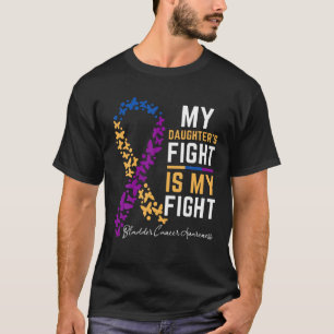 私の娘の戦いは膀胱がんの闘い Tシャツ