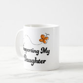 私の娘の支持 コーヒーマグカップ (正面左)