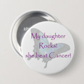 私の娘の石 缶バッジ (正面&裏面)