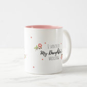 私の娘の結婚式を生き延びたマグカップ ツートーンマグカップ (正面右)