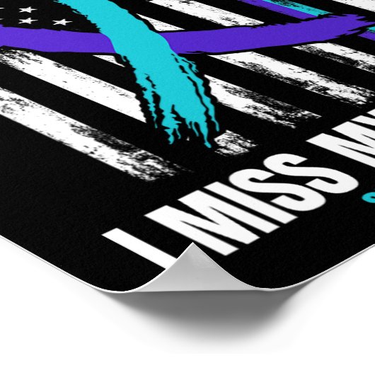 私の娘の自殺恋しく思認識度のシャツが邪魔 ポスター (角)