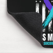 私の娘の自殺恋しく思認識度のシャツが邪魔 マウスパッド (コーナー)