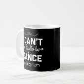 私の娘はダンスのお母さんおもしろい踊り コーヒーマグカップ (正面左)
