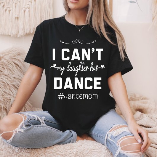 私の娘はダンスのお母さんおもしろい踊り Tシャツ