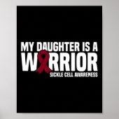 私の娘は戦士の鎌状赤血球認識度 ポスター (正面)