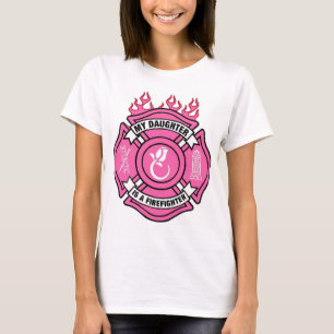 私の娘は消防士だ Tシャツ
