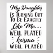 私の娘は私にそっくりになってきている ポスター (正面)