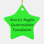 私の娘は私の英雄のオーナメントです セラミックオーナメント (裏面)