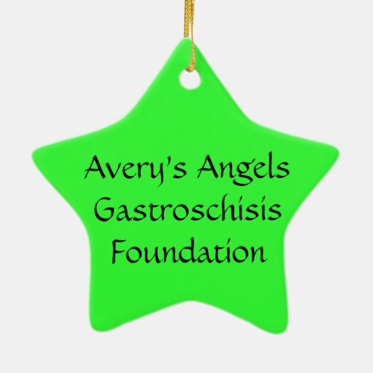 私の娘は私の英雄のオーナメントです セラミックオーナメント (裏面)