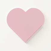 私の娘へのピンクの文字メモリ記念 ノートブック (裏面)