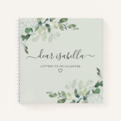 私の娘へのユーカリ手紙の形見 ノートブック (正面)