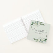 私の娘へのユーカリ手紙の形見 ノートブック (内部)