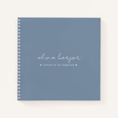 私の娘への埃っぽい青い手紙のメモリ記念 ノートブック (正面)