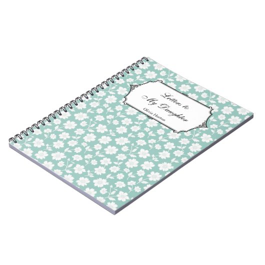 私の娘への手紙ジャーナル赤ちゃんユニークシャワー ノートブック (左側)