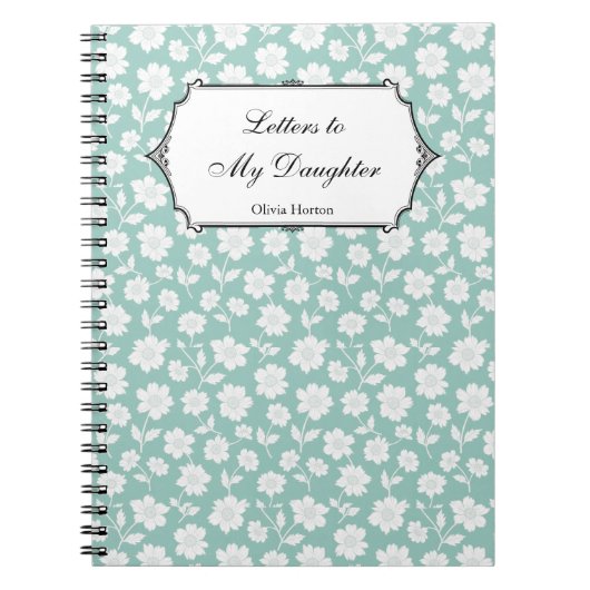 私の娘への手紙ジャーナル赤ちゃんユニークシャワー ノートブック (正面)
