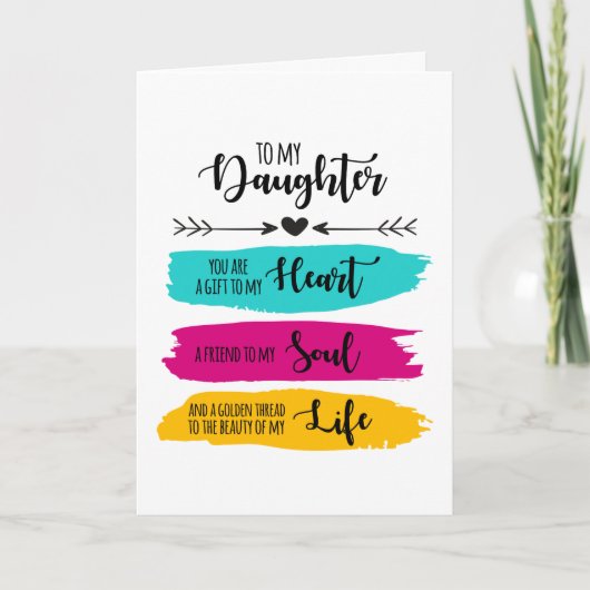 私の娘へ シーズンカード (正面)