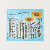 私の娘へ | 私の娘への特別な手紙 タペストリー (正面(横))