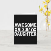 私の娘みたいに素敵 Tシャツ メンズ 面白 父の日 カード (黄色い花)