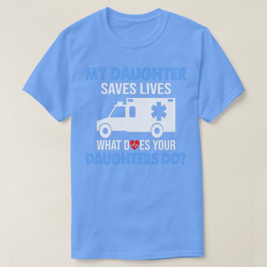 私の娘救はあなたの娘Dを生きる Tシャツ (デザイン正面)