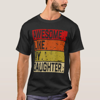 私の娘素晴らしのグラフィックノベルティ皮肉のように Tシャツ