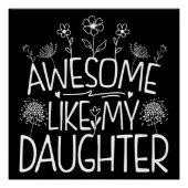 私の娘素晴らしの山花がママに現れるように ポスター (正面)