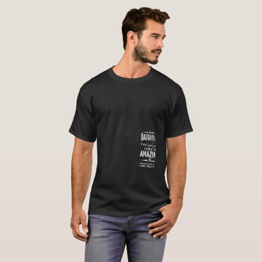 私の娘親愛に与えは私の息子 Tシャツ (正面フル)