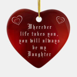 私の娘 セラミックオーナメント
