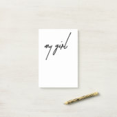 私の娘 ポストイット (デスク上)