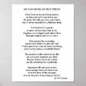 私の娘、私の友人 ポスター (正面)
