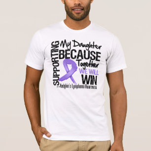 私の娘- HodgkinのLymphoma.png --を支えます Tシャツ