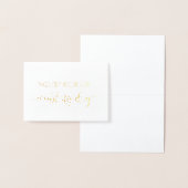 私の婚礼の日の名誉のある私の婦人にありがとう 箔カード (ディスプレー)