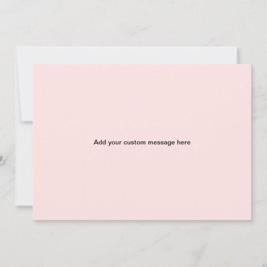 私の婚礼の日の私のメイド・オブ・オーナー（花嫁付き添い人）に赤面させて下さい 招待状 (裏面)