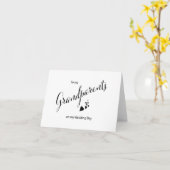 私の婚礼の日カードの私の祖父母に カード (黄色い花)