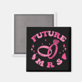 私の婚約時代のグルービーブライド独身最後の夜  マグネット (正面/裏面)