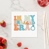 私の婚約時代の最高にイケてるレトロ スタンダードカクテルナプキン (インサイチュ)