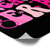 私の婚約時代の花嫁  ブライズメイド  グルーヴィーな独身パーティー ポスター (角)